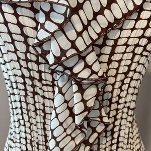 Sunny Leigh 1X Sleeveless Blouse With Ruffles